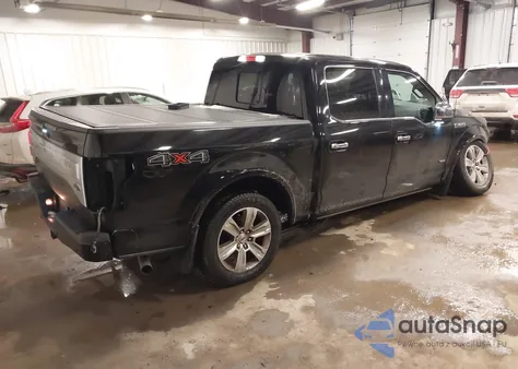 2016 Ford F-150 Platinum from USA, damaged, VIN 1FTEW1EG3GFD15219